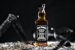 The Jack Daniels bottle
