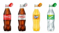 Coca-Cola bottle with new cap